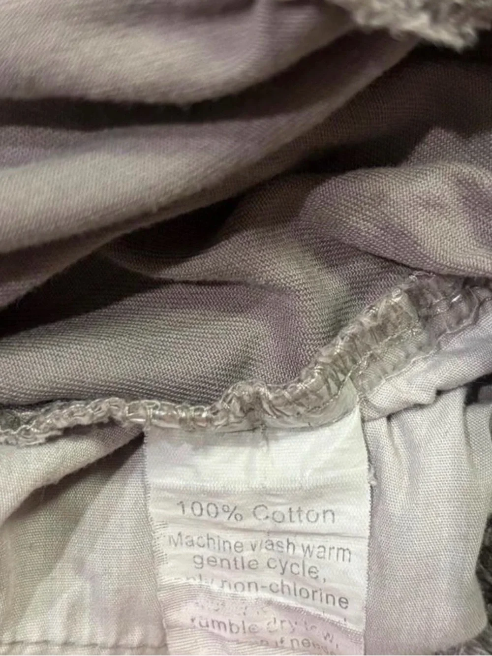 Gray Mollusk California Men’s Gray Cotton Drawstring Joggers Size L